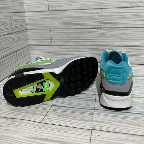 Nike Air Max ST Turquoise, Gray, Neon Green, and White Sz 8 - Picture 2 of 5